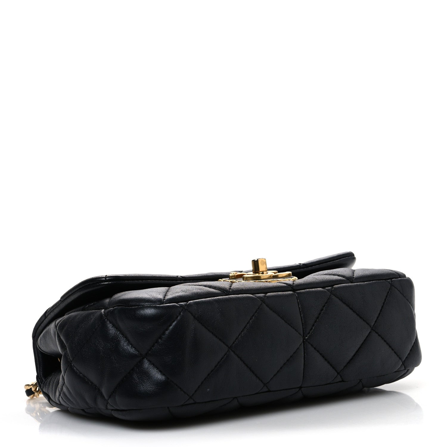 Chanel Lambskin Quilted Mini Flap Black 4 of 12