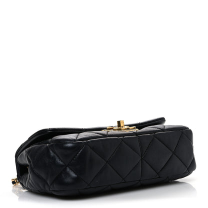 Chanel Lambskin Quilted Mini Flap Black 4 of 12