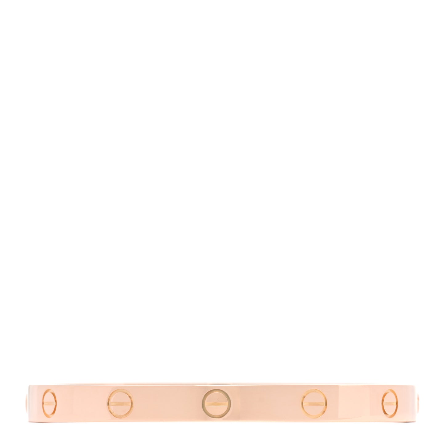 18K Pink Gold LOVE Bracelet 17
