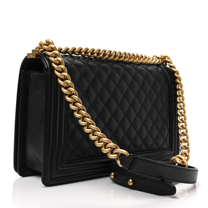 Chanel Caviar Quilted New Medium Boy Flap Black 3 of 8