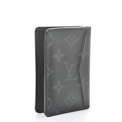 Louis Vuitton Monogram Eclipse Pocket Organizer Card Holder 3 of 14