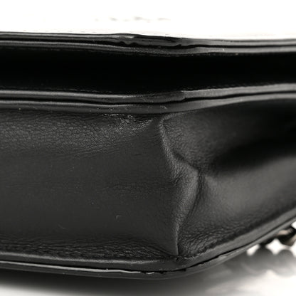 Chanel Patent Strass Wallet On Chain WOC Black 11 of 11
