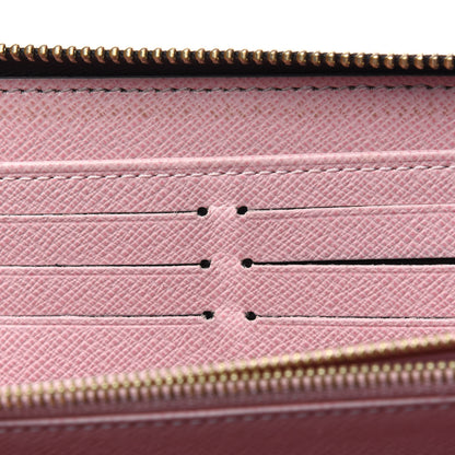 Louis Vuitton Damier Ebene Zippy Wallet Rose Ballerine 8 of 19