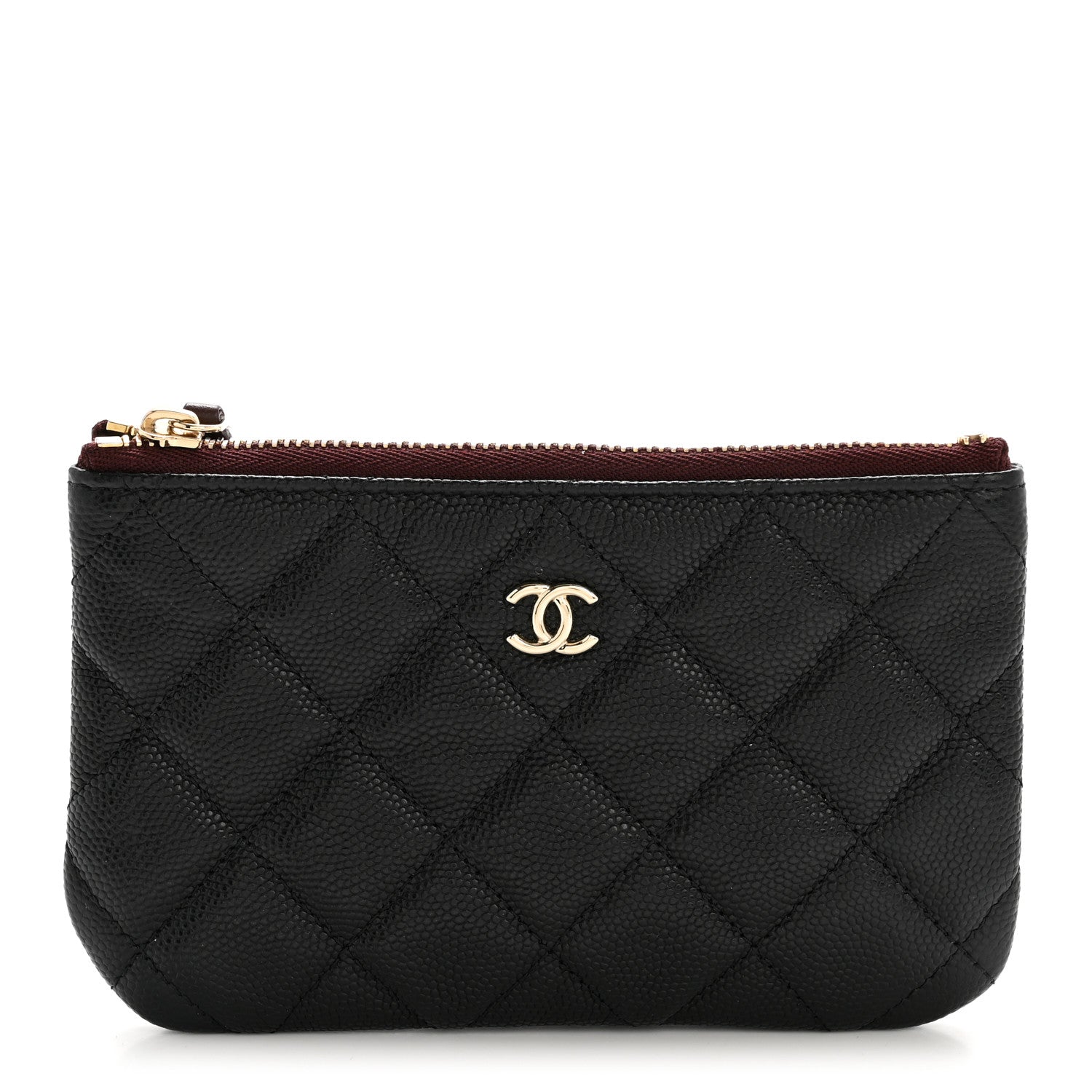 Chanel Caviar Quilted Small Cosmetic Case Black 1 of 9