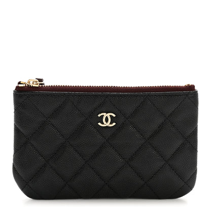 Chanel Caviar Quilted Small Cosmetic Case Black 1 of 9