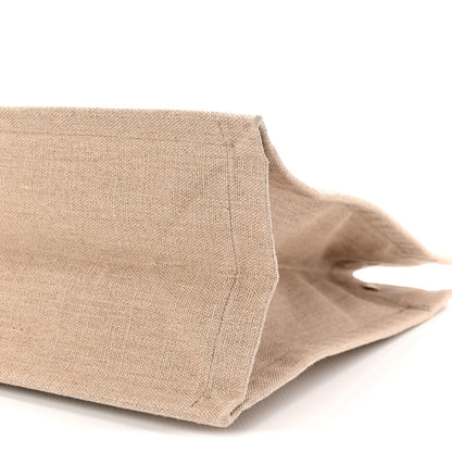 Saint Laurent Linen Calfskin Rive Gauche Tote Beige Sea Salt 10 of 10