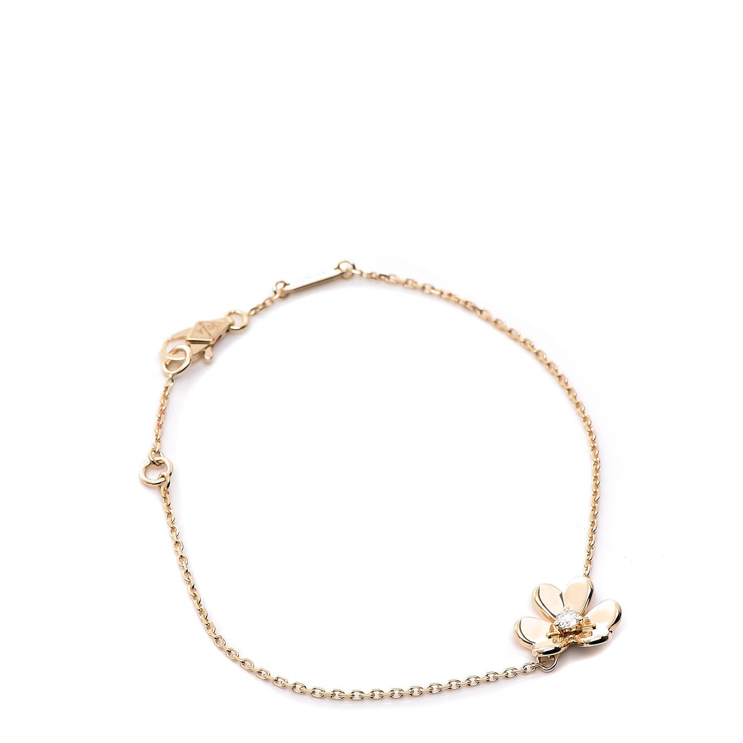 18K Yellow Gold Diamond Mini Frivole Bracelet