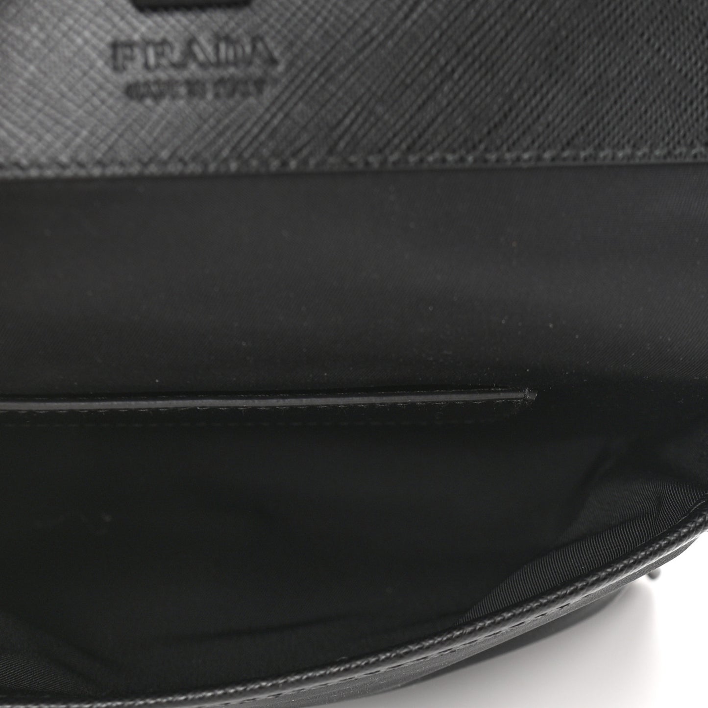 Re-Nylon Saffiano Smartphone Case Crossbody Black