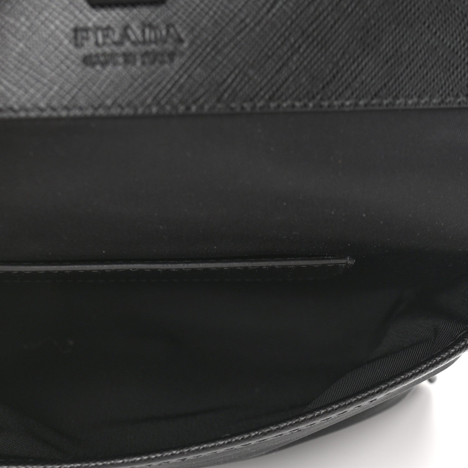 Prada Re-Nylon Saffiano Smartphone Case Crossbody Black 5 of 10