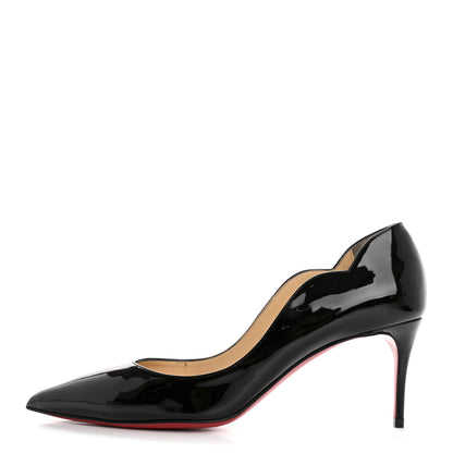 Christian Louboutin Patent Hot Chick 70 Pumps 38.5 Black 1 of 10