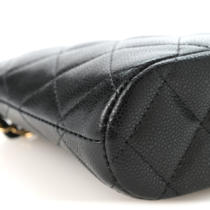 Chanel Caviar Quilted Classic Clutch with Chain Black 9 of 11