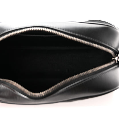 Gucci Calfskin Matelasse Monochrome Small GG Marmont Chain Shoulder Bag Black 5 of 10
