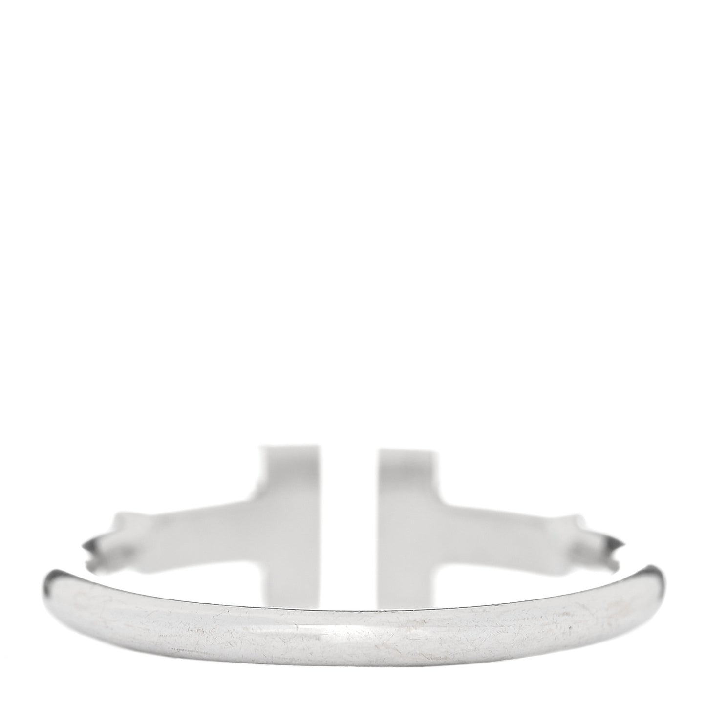 18K White Gold Diamond T Wire Ring 50 5.5