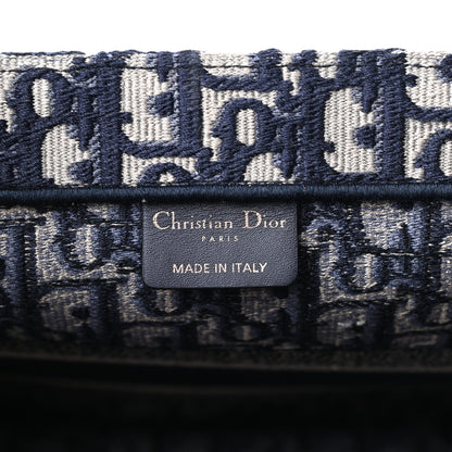 Christian Dior Oblique Medium Book Tote Blue Multicolor 6 of 9