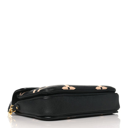 Louis Vuitton Empreinte Monogram Giant Pochette Metis Black Beige 4 of 8