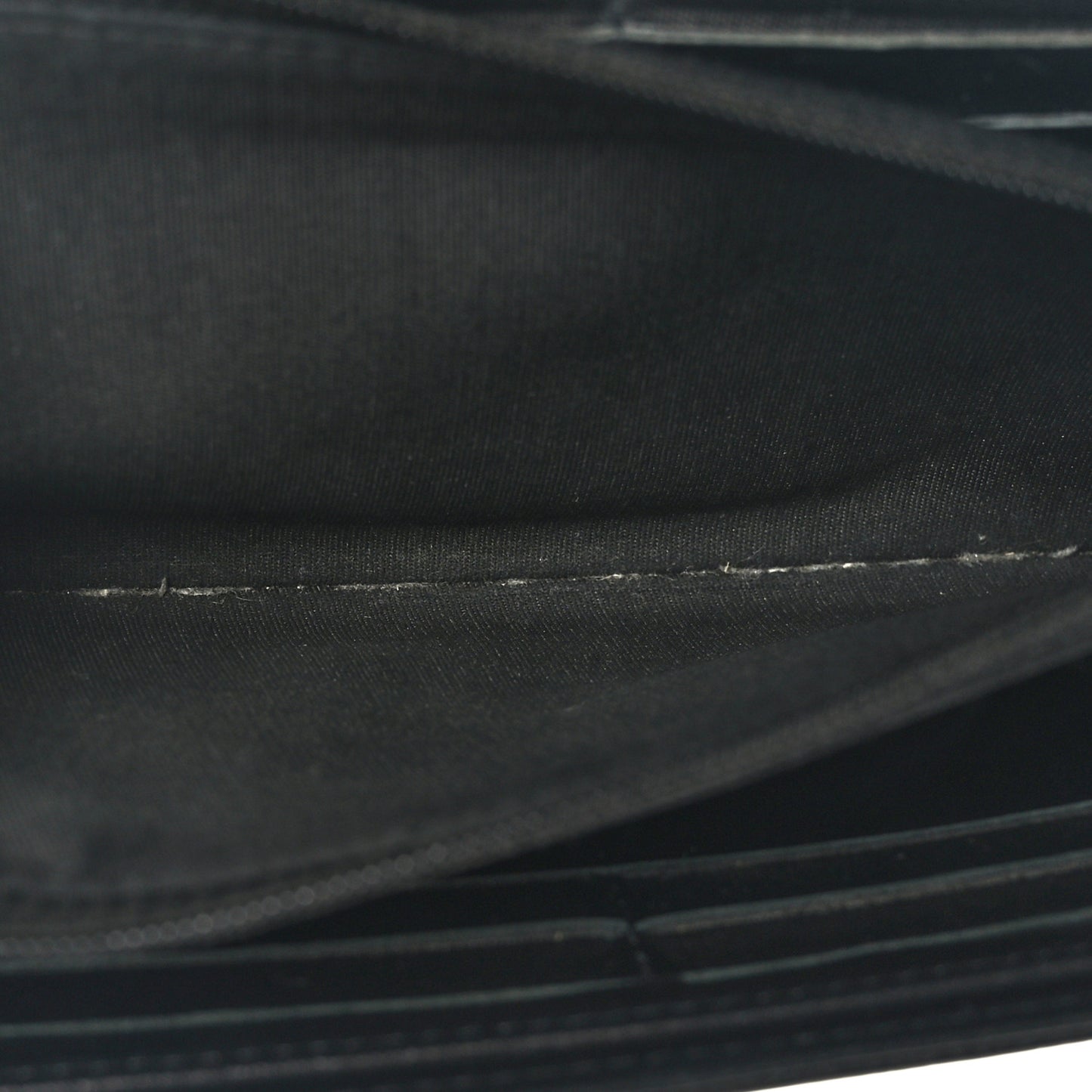 Caviar Timeless CC Large Gusset Flap Wallet Black