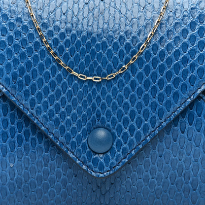 The Row Snakeskin Envelope Chain Clutch Water Drop 7 of 12