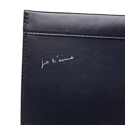 Saint Laurent Calfskin Medium Babylone Navy 10 of 10