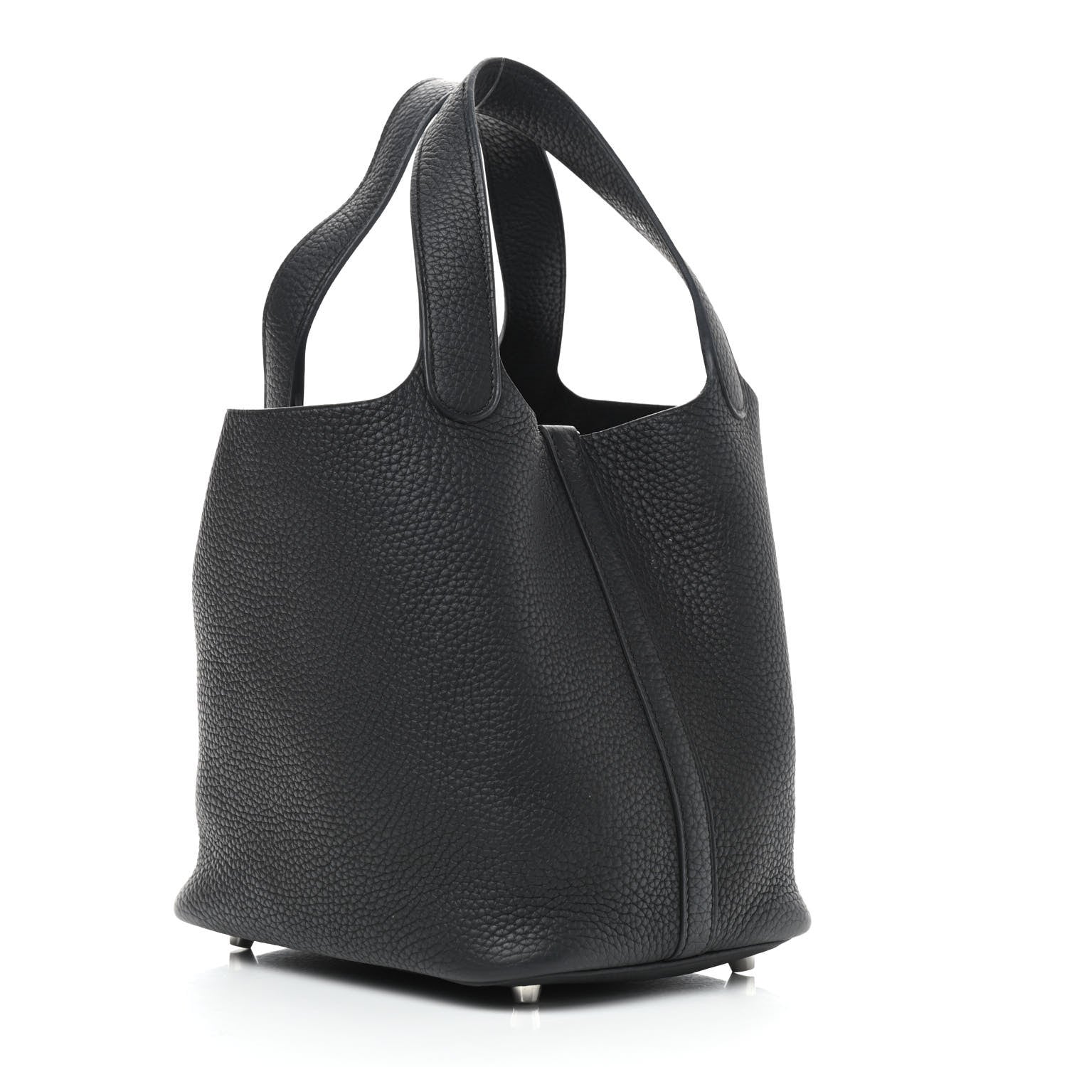 Hermes Taurillon Clemence Picotin Lock 18 PM Black 3 of 11