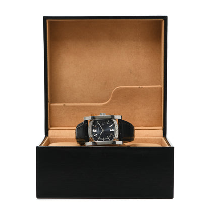 Bulgari Stainless Steel Alligator 29mm Assioma Quartz Watch Black 7 of 7