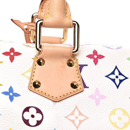 Louis Vuitton Monogram Multicolor Speedy 30 White 11 of 12