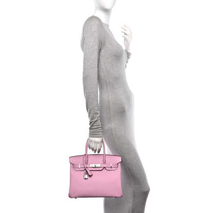 Hermes Epsom Birkin 30 Mauve Sylvestre 2 of 10