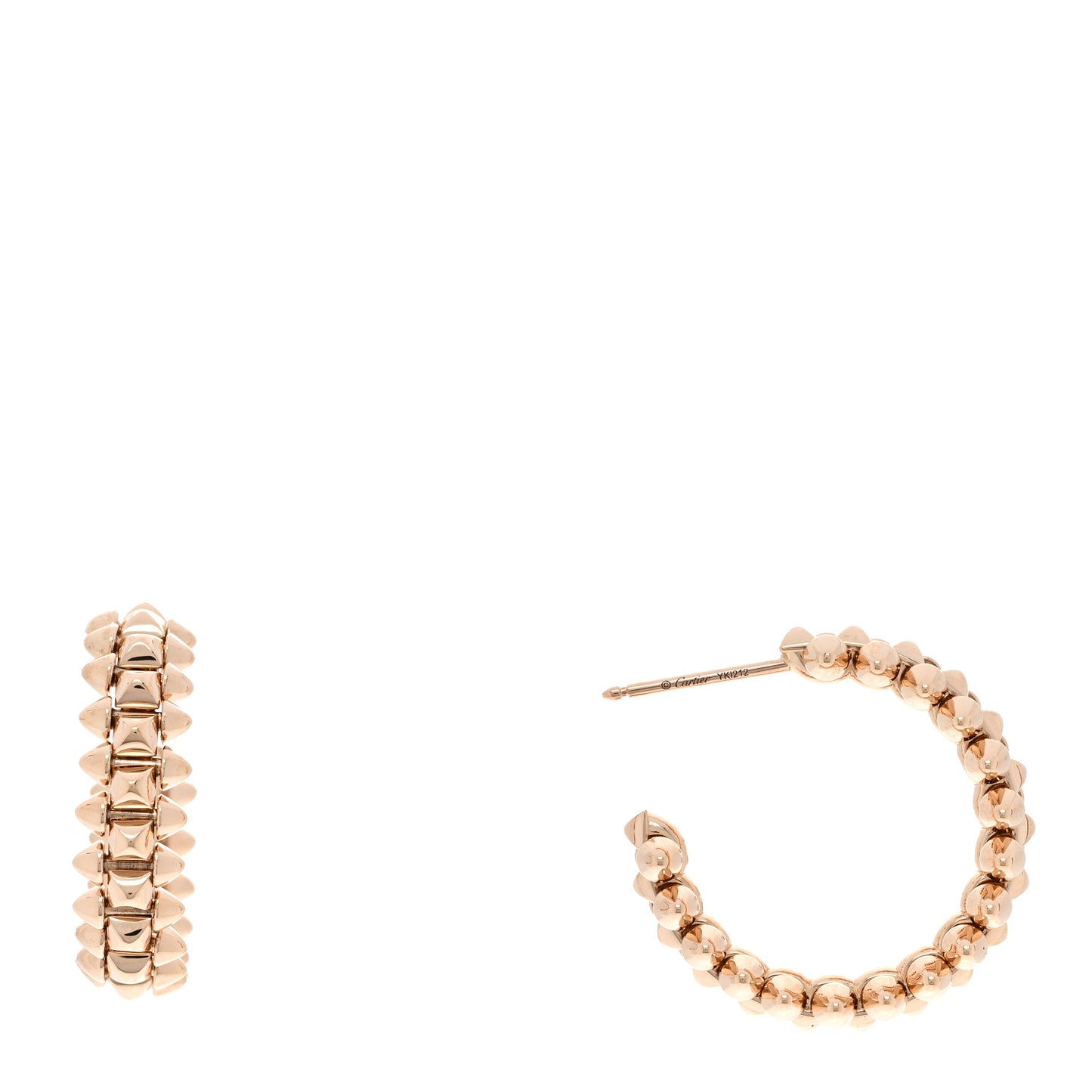 18K Pink Gold Small Clash de Cartier Earrings