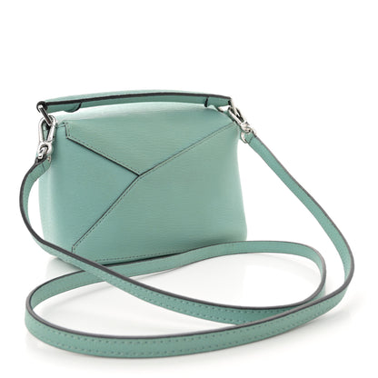 Loewe Goatskin Mini Puzzle Edge Bag Fresh Mint 3 of 13