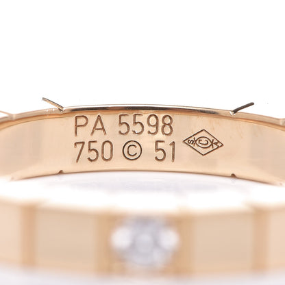 Cartier 18K Yellow Gold Diamond Lanieres Ring 51 5.75 4 of 5
