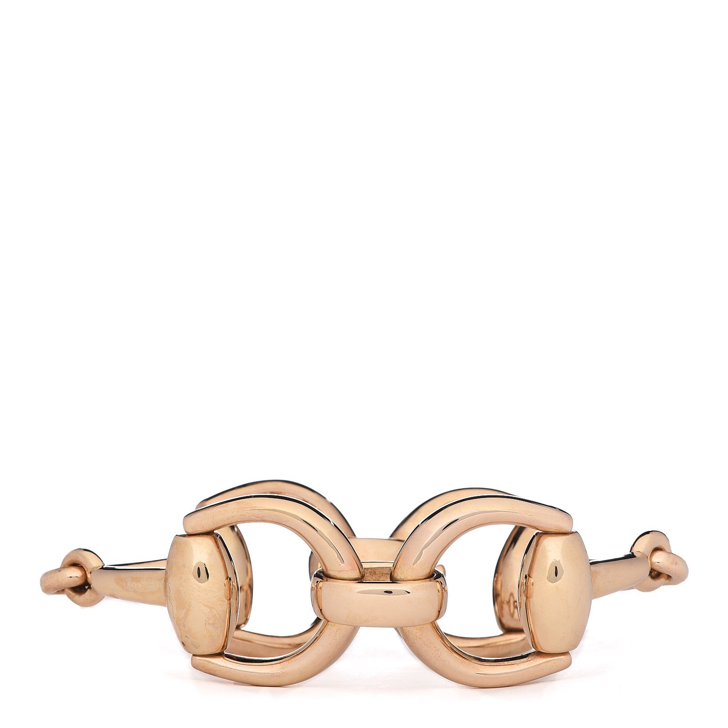 18K Yellow Gold Horsebit Bracelet