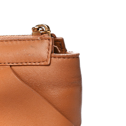 Bottega Veneta Nappa Maxi Blown Up Intrecciato Pouch Clutch Caramel 18 of 24