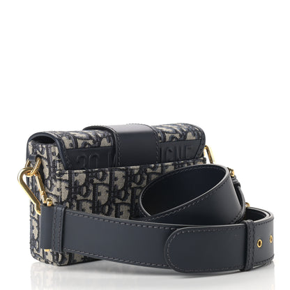 Christian Dior Oblique 30 Montaigne Box Bag Blue 3 of 9