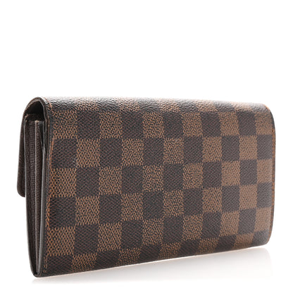 Louis Vuitton Damier Ebene Sarah Wallet 3 of 6