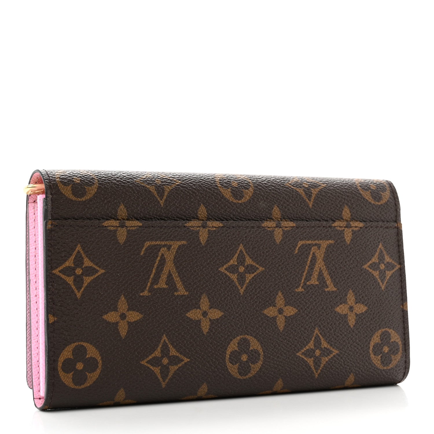 Louis Vuitton Monogram 2016 Christmas Animation Sarah Wallet Rose Ballerine 3 of 6