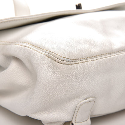 Chanel Caviar CC Backpack White 11 of 14