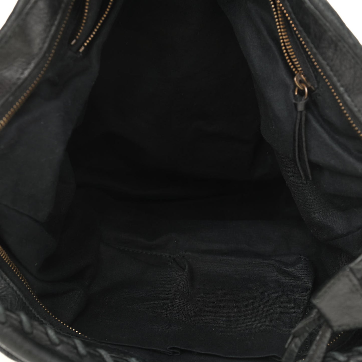 Agneau Classic Hardware Day Hobo Black