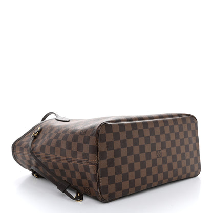 Louis Vuitton Damier Ebene Neo Neverfull MM Rose Ballerine 5 of 10