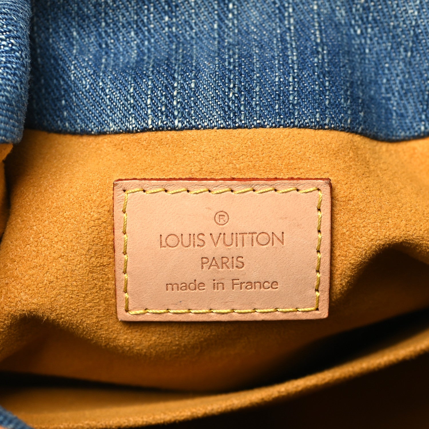 Louis Vuitton Monogram Denim Pleaty Blue 6 of 9