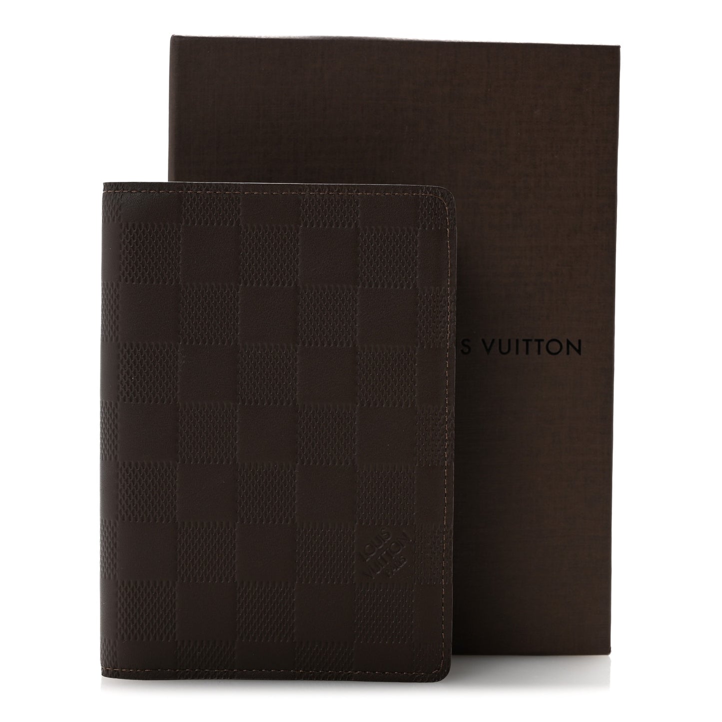 Damier Infini Passport Cover Meteor