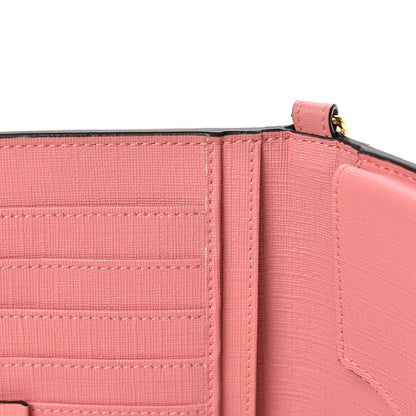 Gucci GG Supreme Monogram Embroidered Face iPhone 6 Case Wristlet Pink 8 of 8