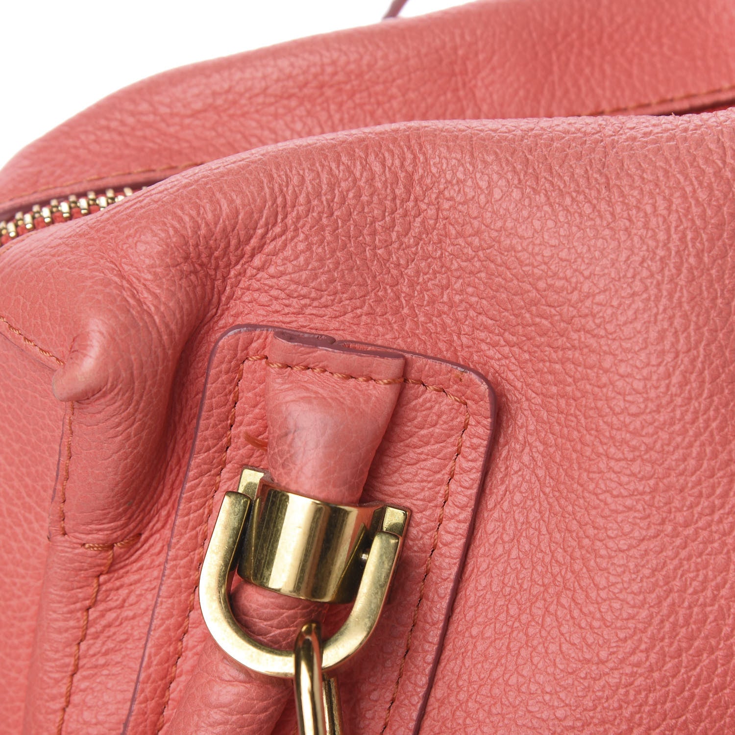 Chloe Calfskin Large Paraty Coral 7 of 16