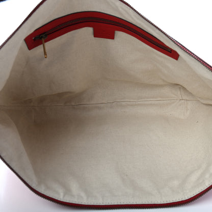 Gucci Grained Calfskin Logo Half Moon Hobo Red 5 of 9
