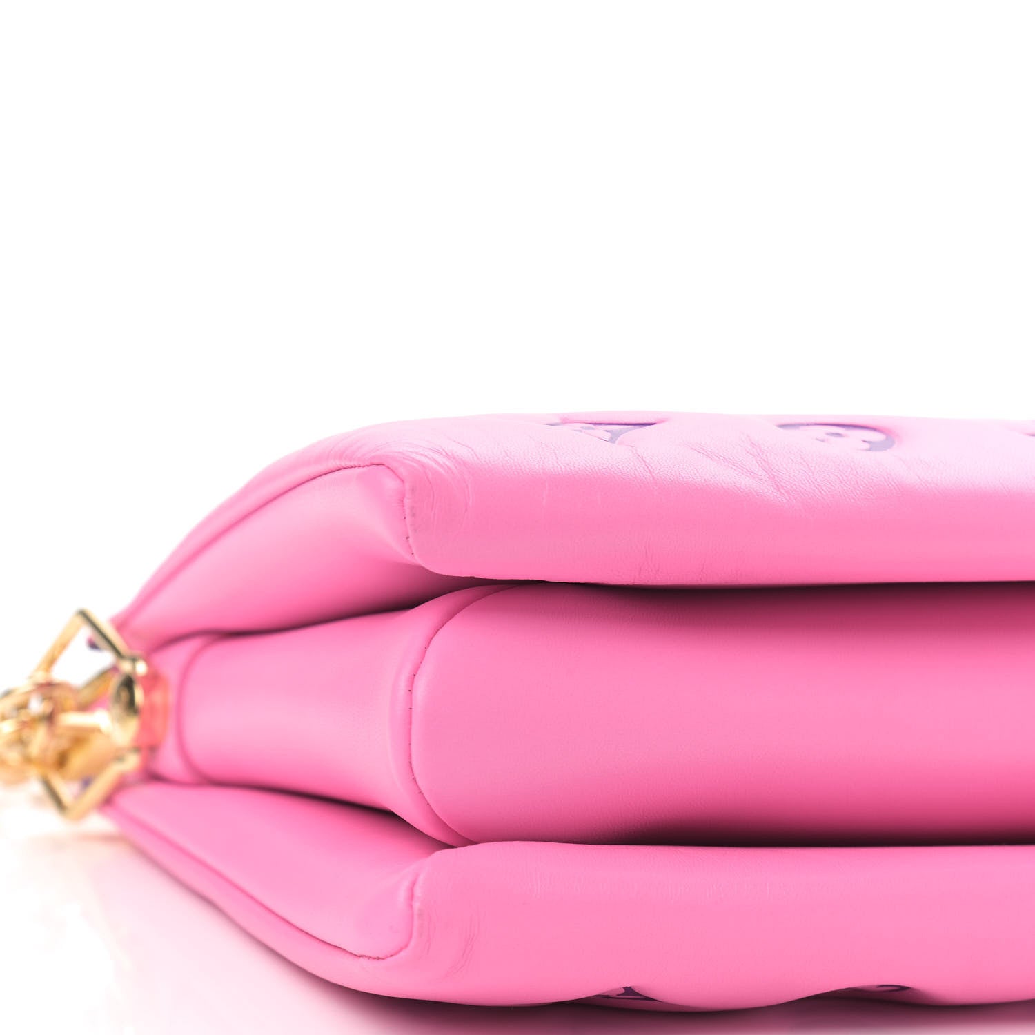 Louis Vuitton Lambskin Embossed Monogram Vuittamins Coussin PM Rose Violet 7 of 8