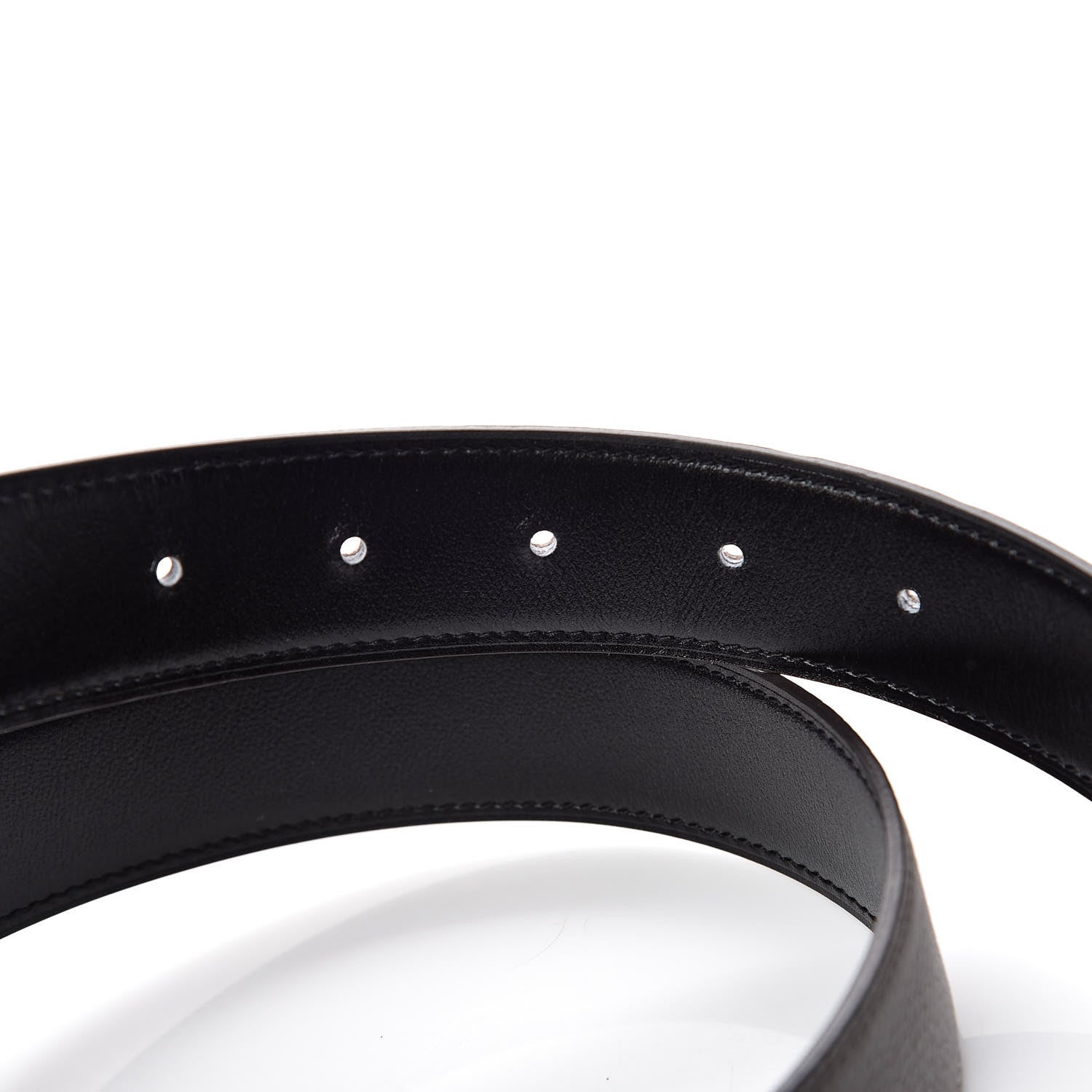 Hermes Box Togo 32mm Belt Strap 90 Etain Black 5 of 6