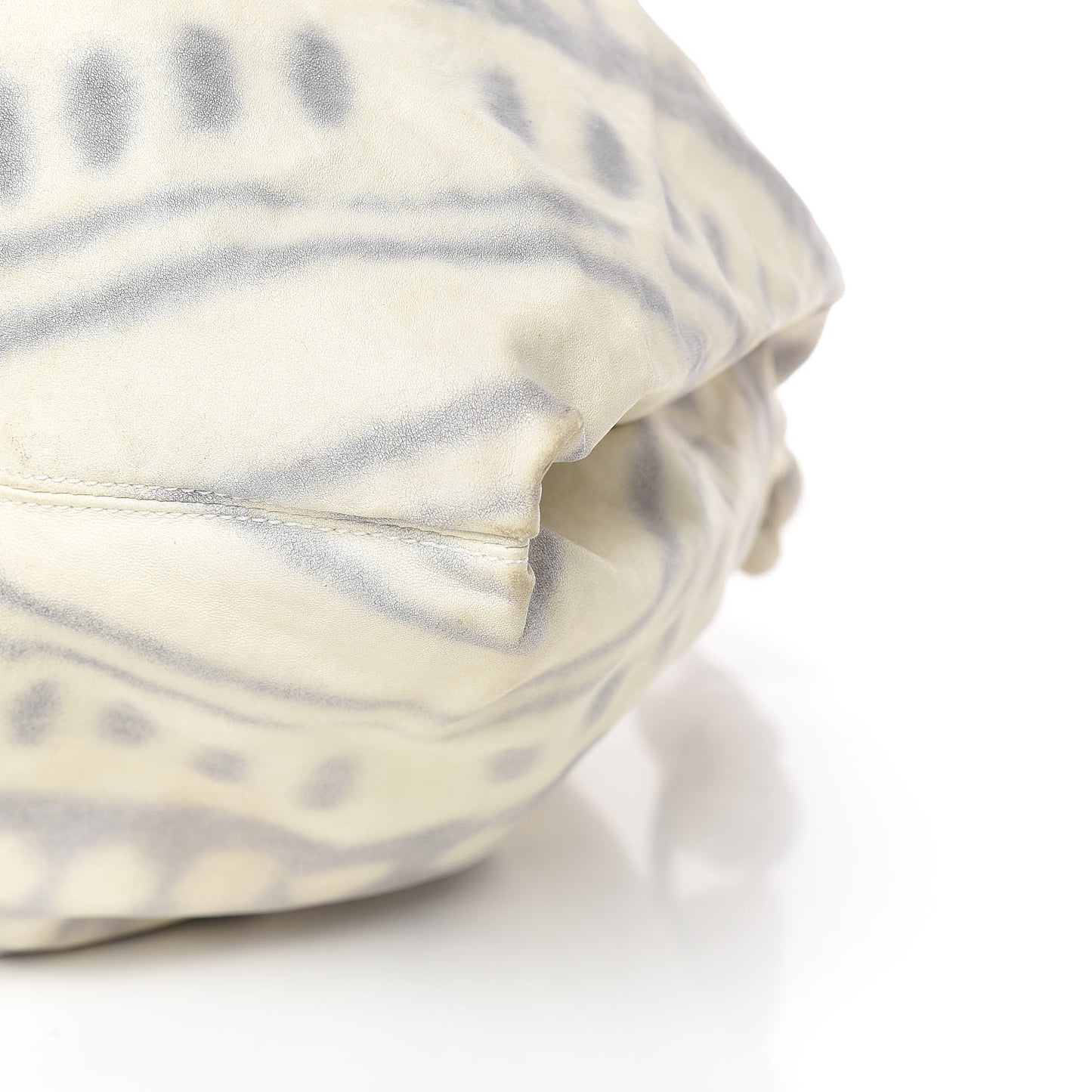 Intrecciato Nappa Aquilone Fortune Cookie Hobo White