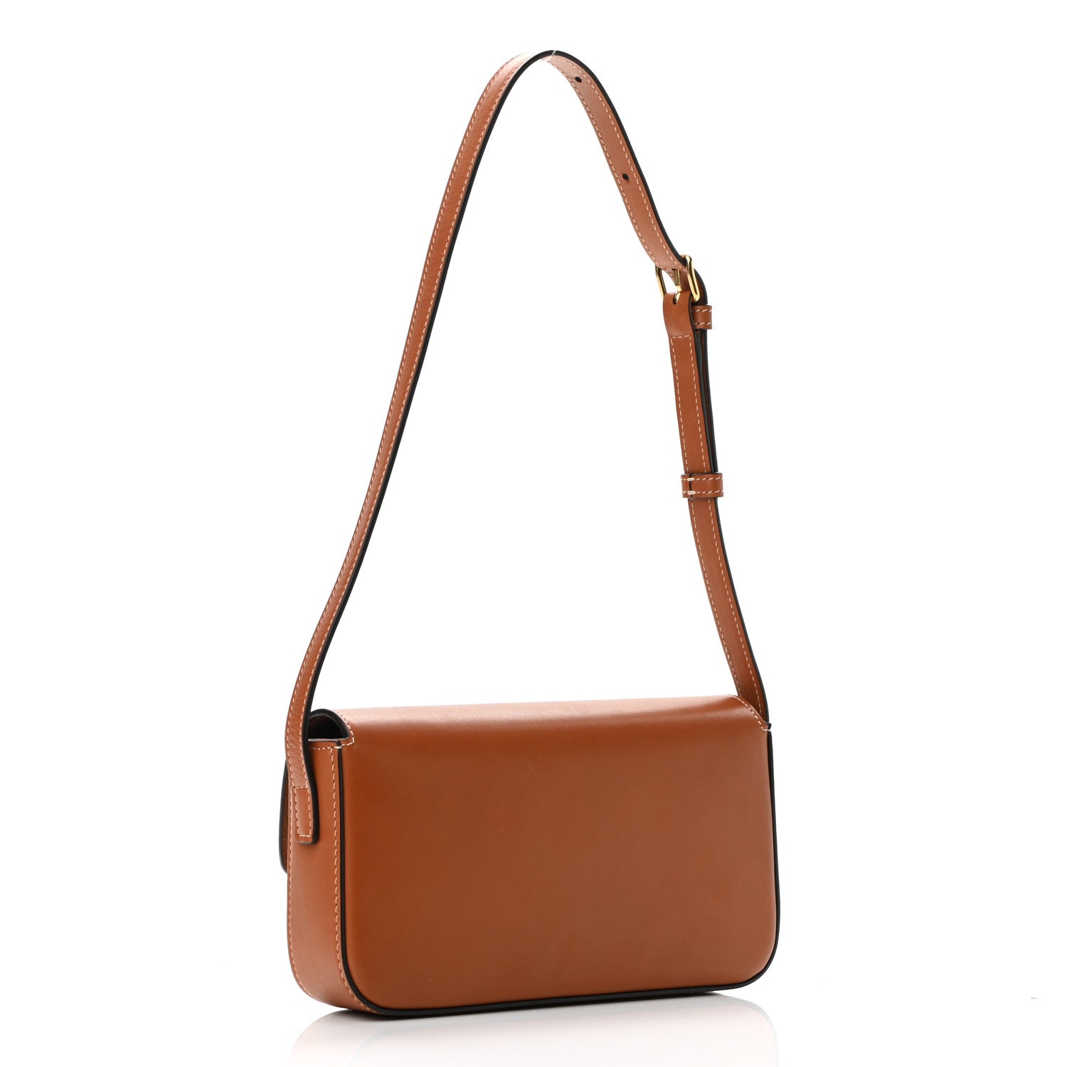 Celine Natural Calfskin Triomphe Shoulder Bag Tan 3 of 10