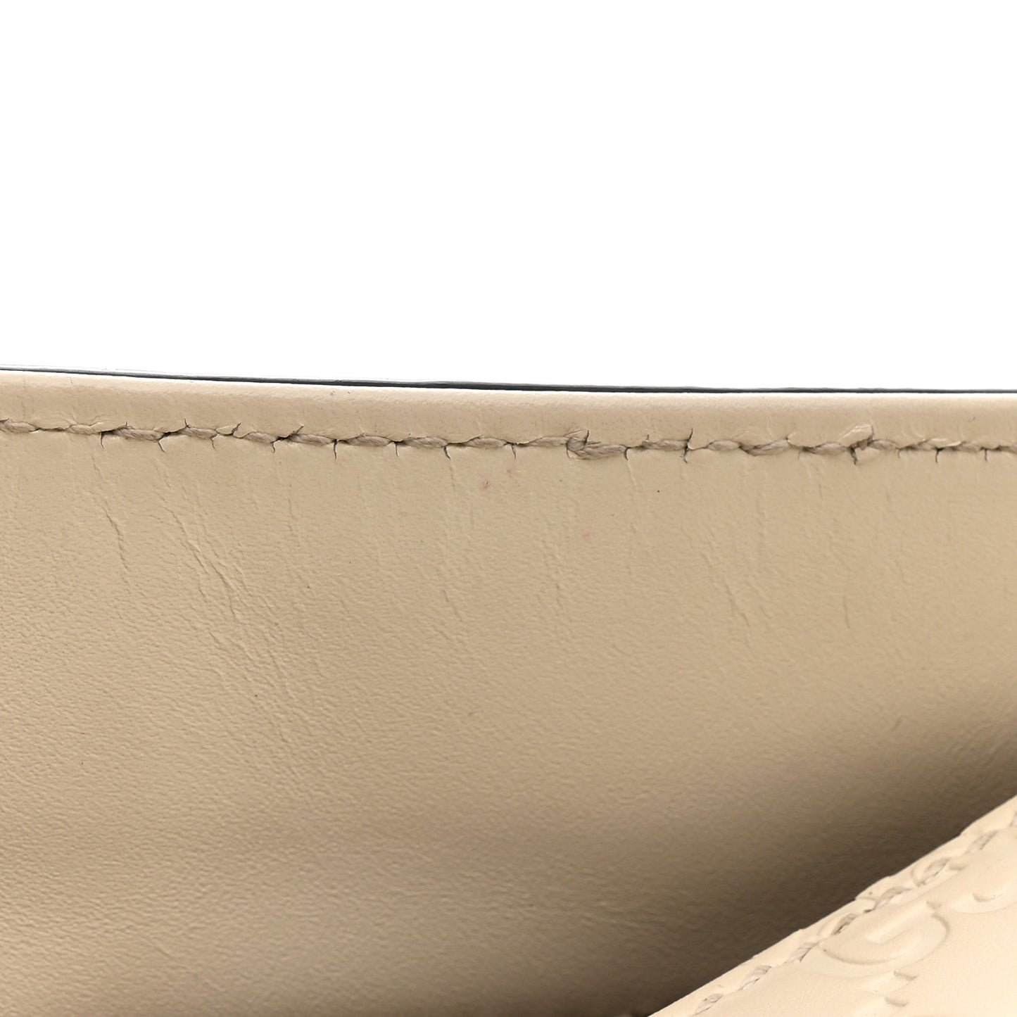 Guccissima Linea A Foldover Tote Off White