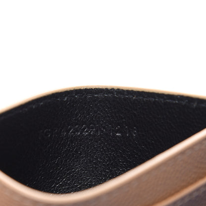 Saint Laurent Grain De Poudre Matelasse Chevron Monogram Credit Card Case Cork 6 of 6
