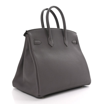 Hermes Togo Birkin 40 Etain 3 of 12
