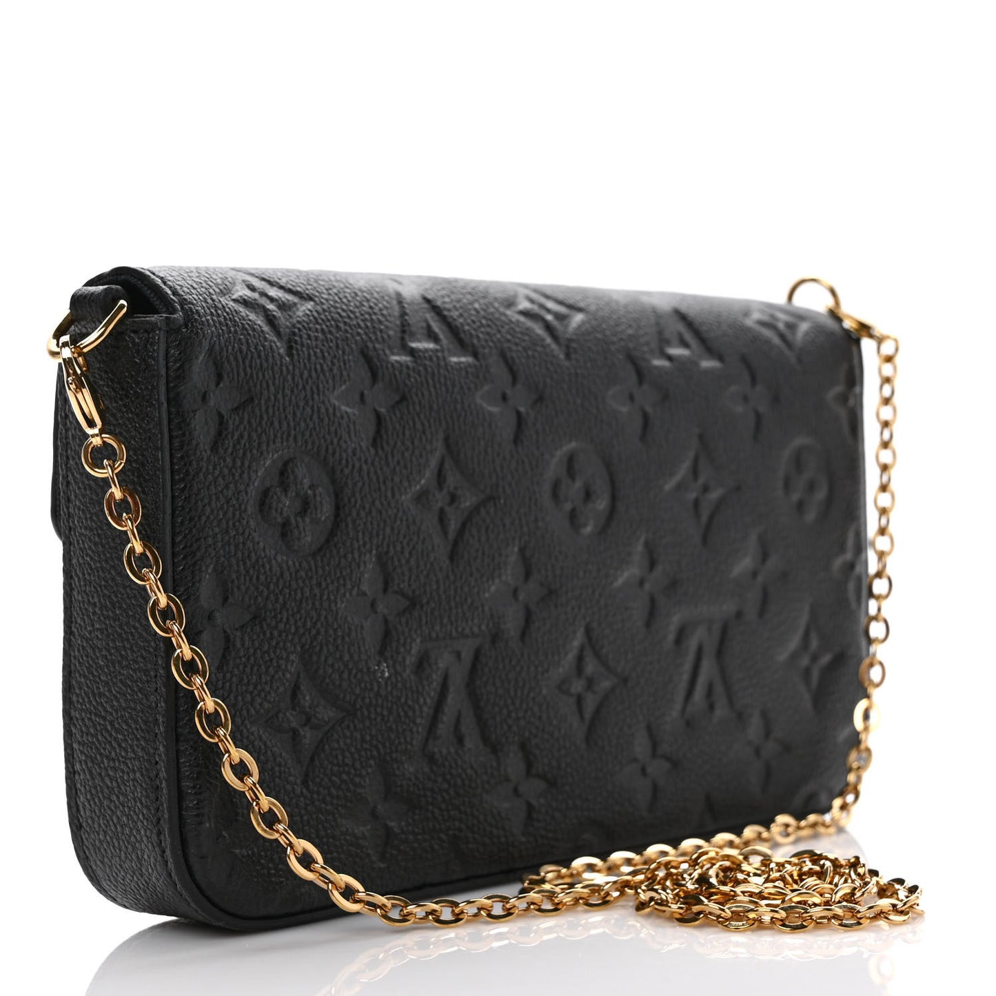 Empreinte Pochette Felicie Chain Wallet Black